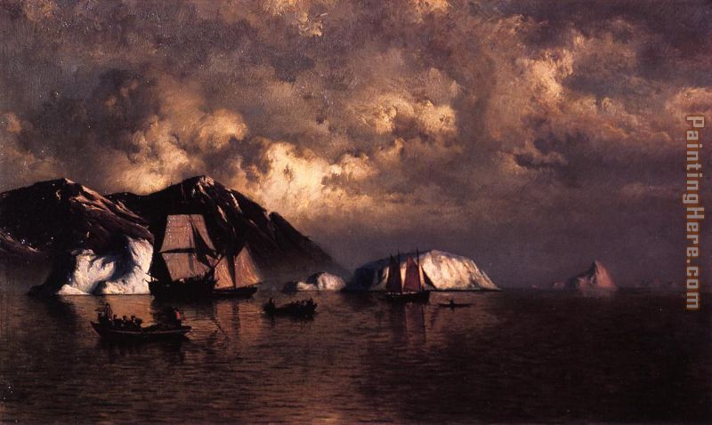 Seiners off the Coast of Labrador painting - William Bradford Seiners off the Coast of Labrador art painting